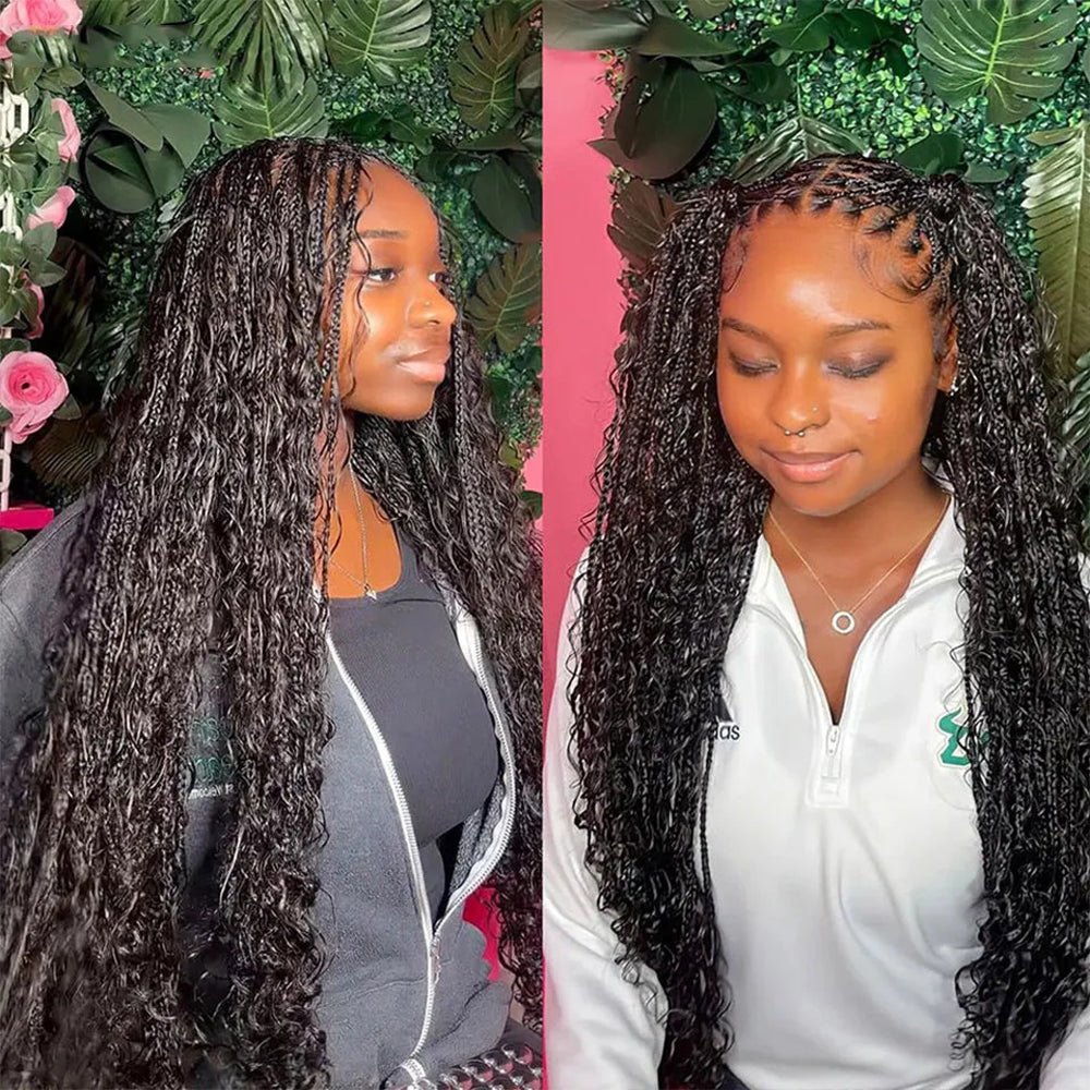 Boho Deep Wave Human Hair Bulk - Hallebeauty - HalleBeauty