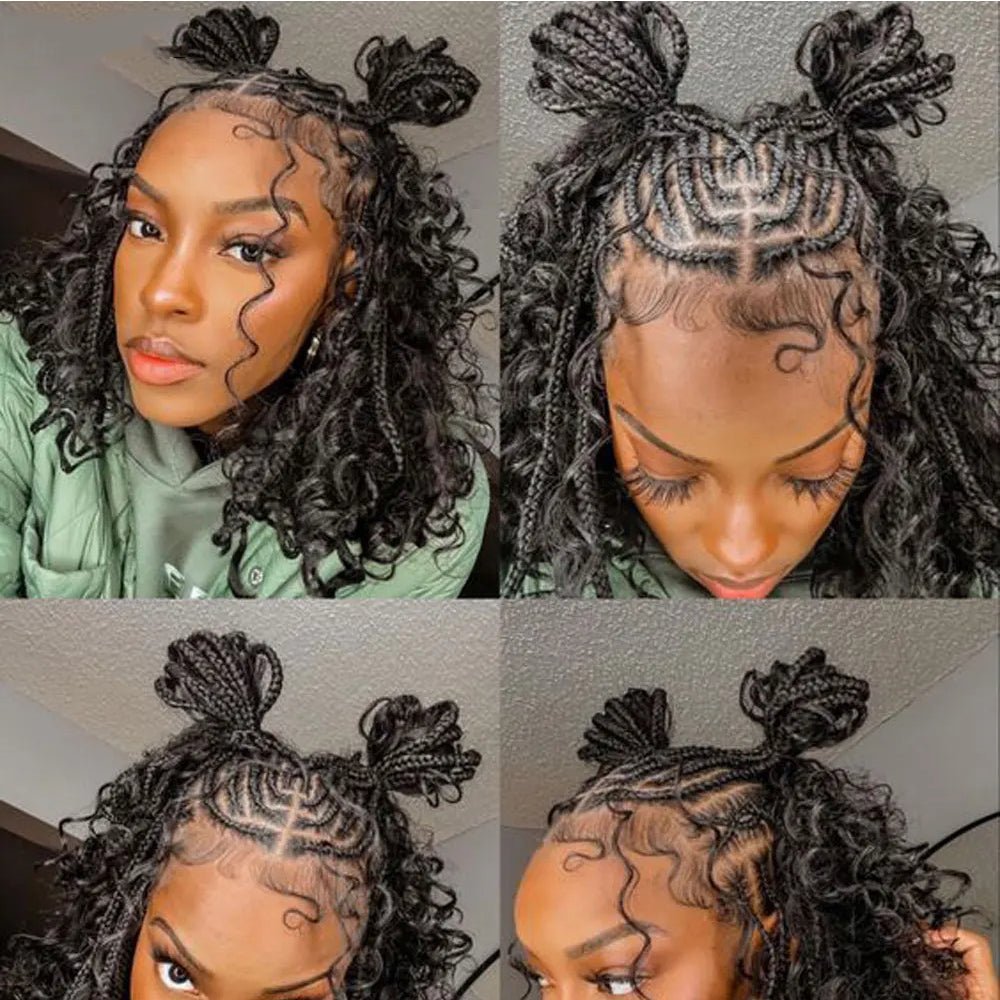 Boho Deep Wave Human Hair Bulk - Hallebeauty - HalleBeauty