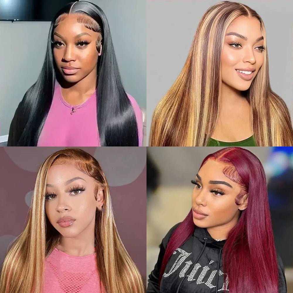 Bone Straight Lace Frontal Wig – 13x4, Glueless & Ultra - Glam - HalleBeauty