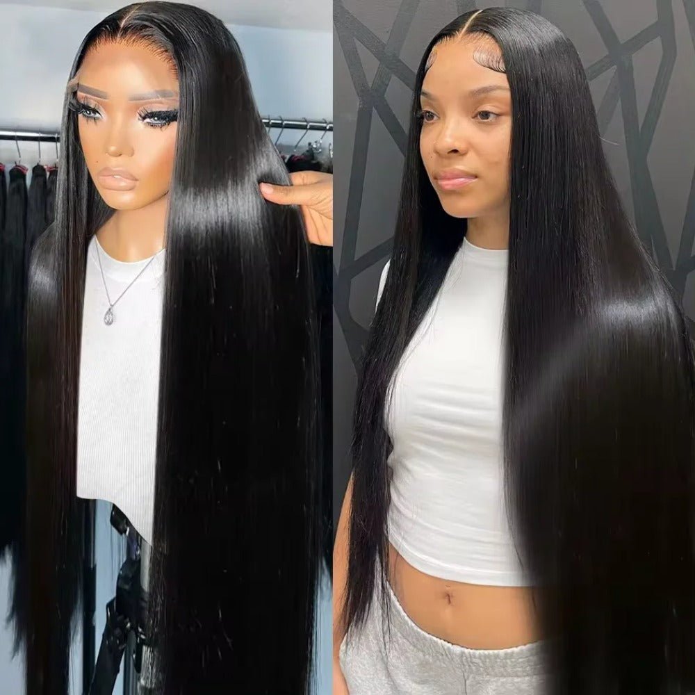 Bone Straight Lace Frontal Wig – 13x4, Glueless & Ultra - Glam - HalleBeauty