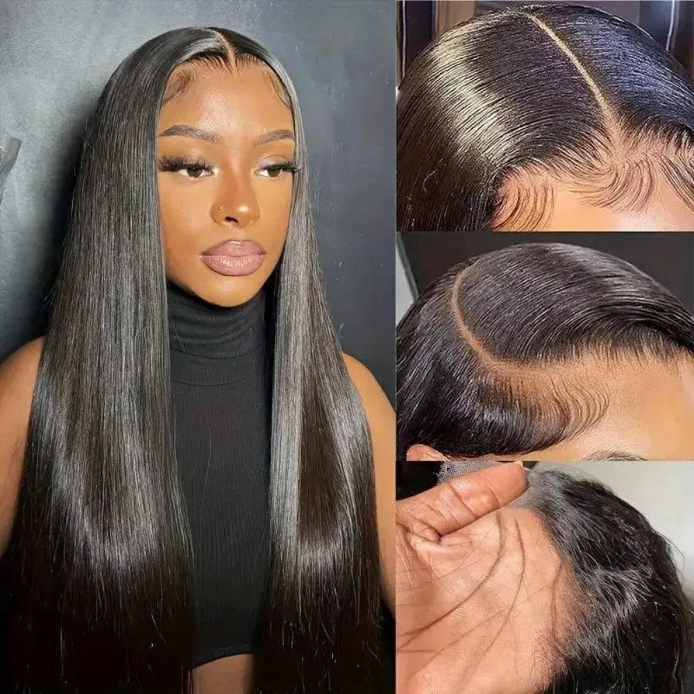 Bone Straight Lace Frontal Wig – 13x4, Glueless & Ultra - Glam - HalleBeauty