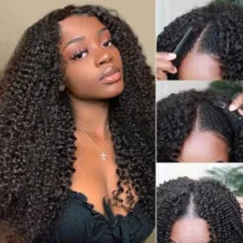 Brazilian Kinky Curly U - Part Wig - HalleBeauty