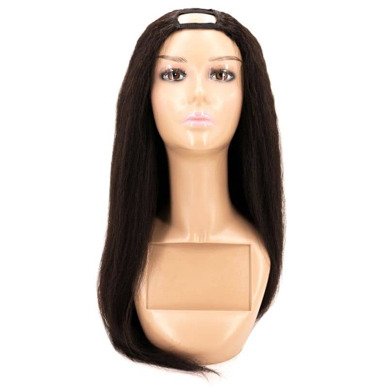 Brazilian Kinky Straight U - Part Wig - HalleBeauty