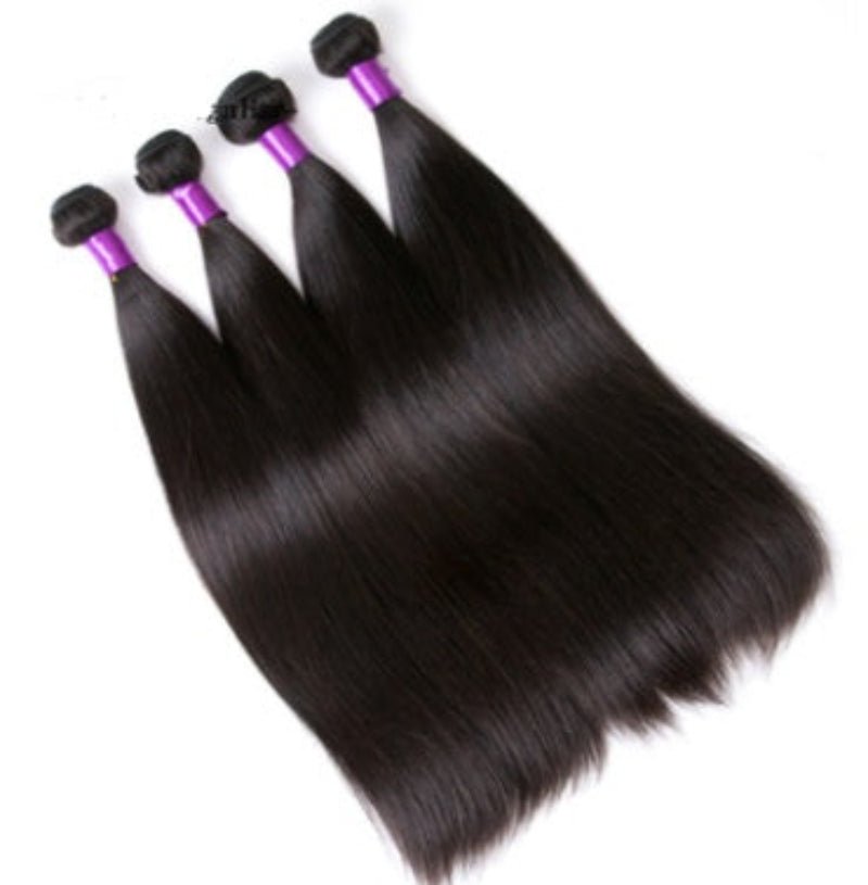 Brazilian Straight Human Hair – 100% Natural, Silky & Heat - Stylable - HalleBeauty