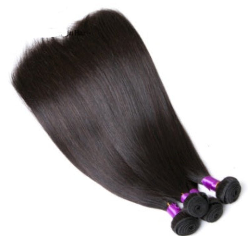Brazilian Straight Human Hair – 100% Natural, Silky & Heat - Stylable - HalleBeauty