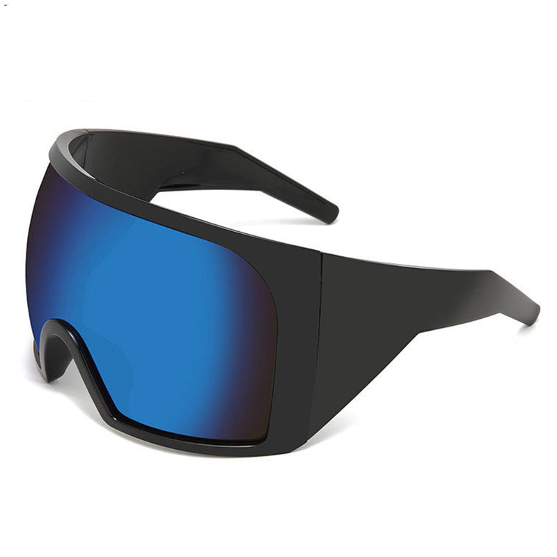 Punk Shield Sunglasses - Oversized Unisex Frames