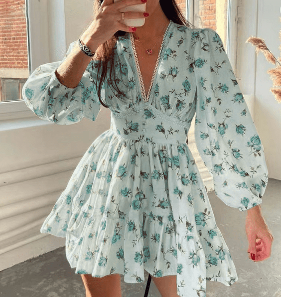 Cap Midi Dress - Boho Halter Evening Gown - HalleBeauty