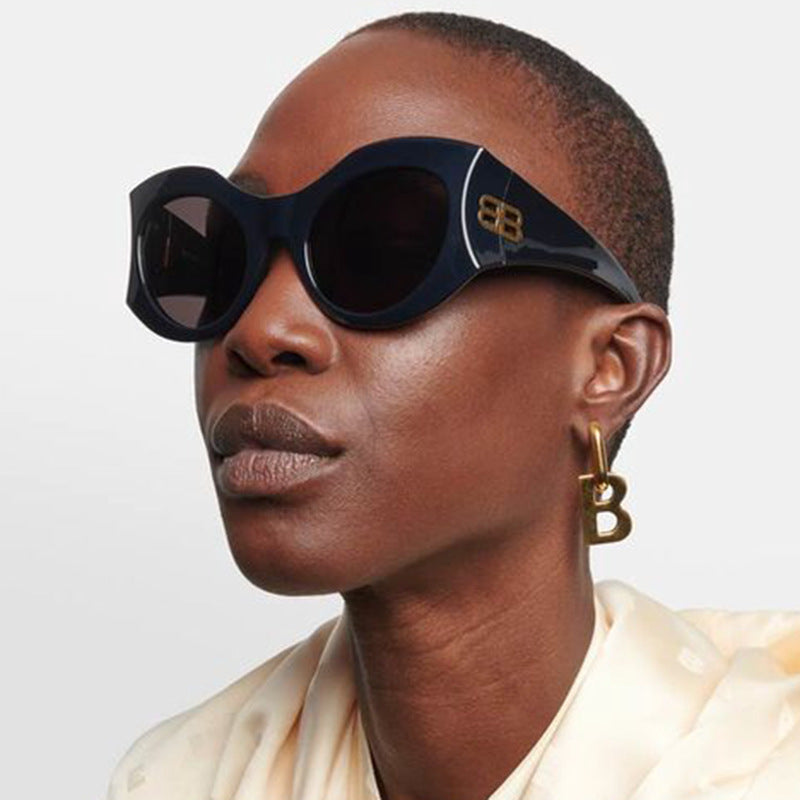 Vintage Square Cat Eye Sunglasses