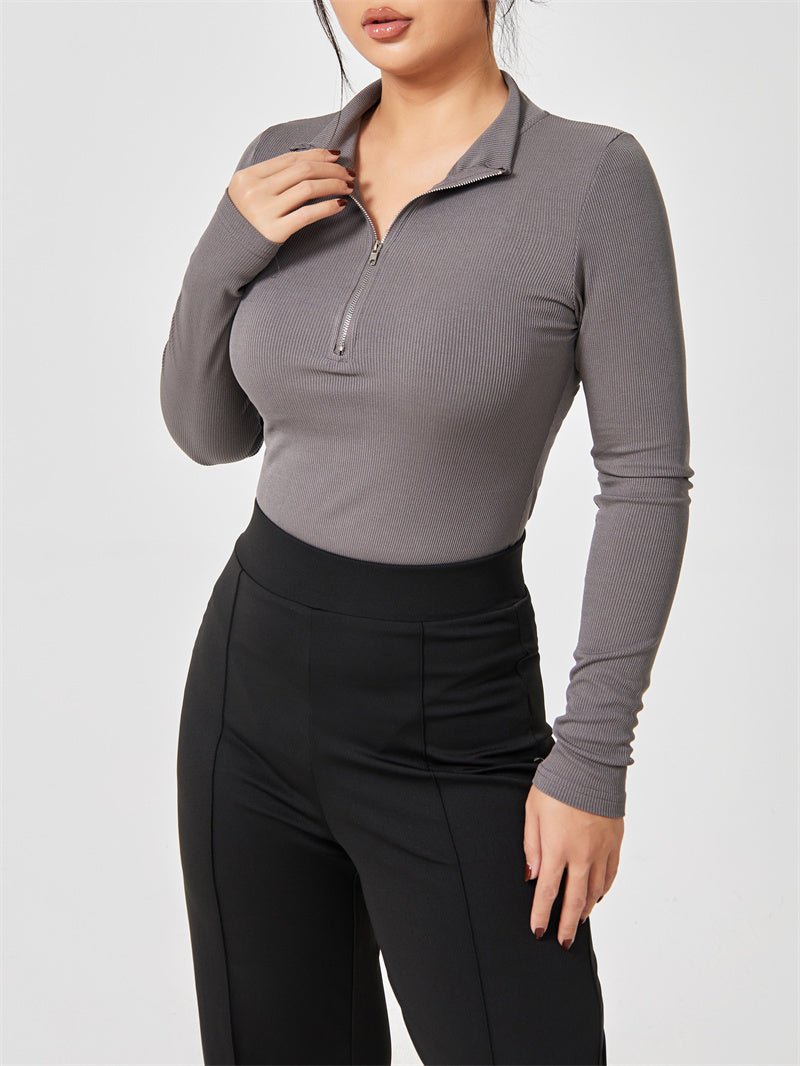 Long Sleeve Slimming Jumpsuit | Seamless Shapewear Romper