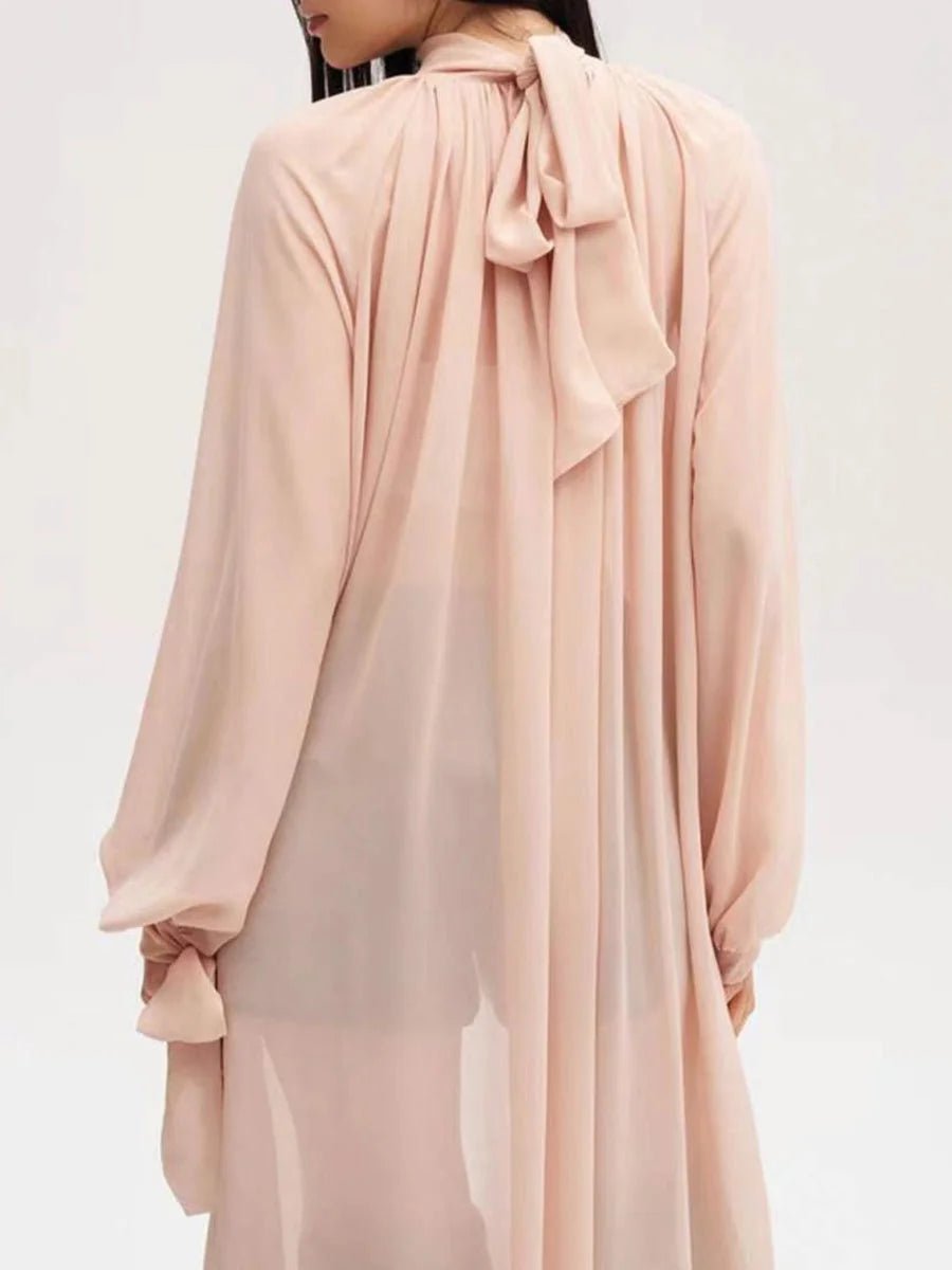 Chic Asymmetrical Blouse - HalleBeauty