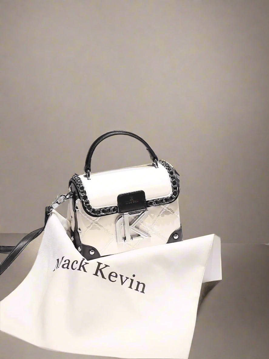 Chic Contrast Color Handbag for Stylish Women - HalleBeauty