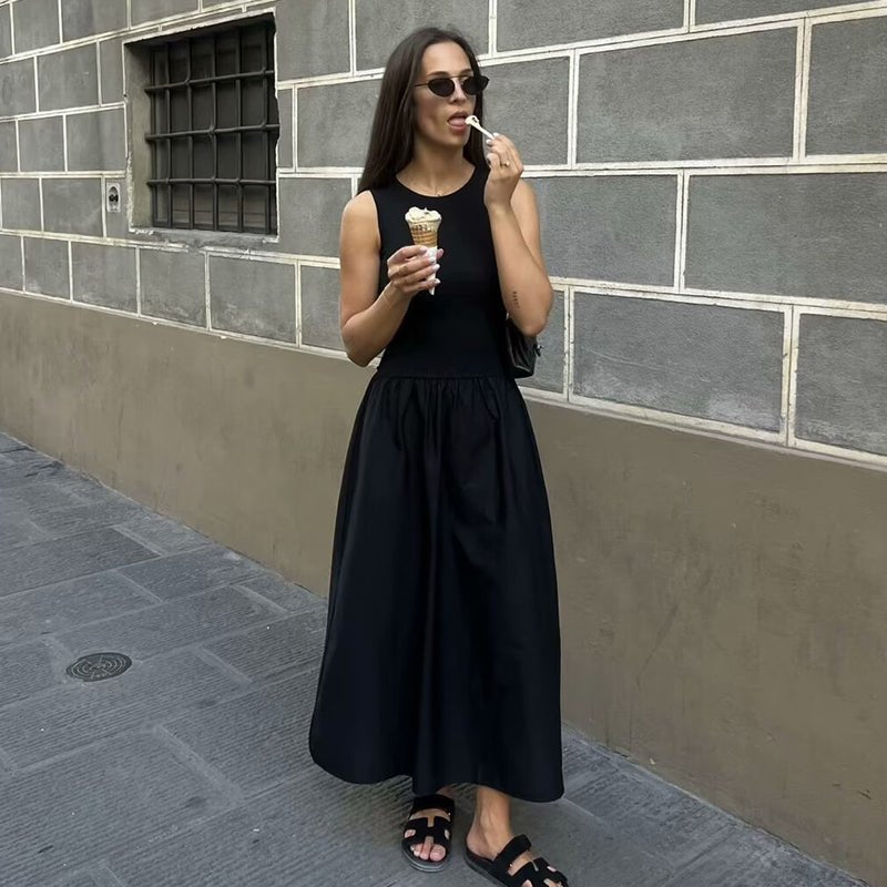 Chic Slim Fit Dress - Minimalist Street Style Elegance - HalleBeauty