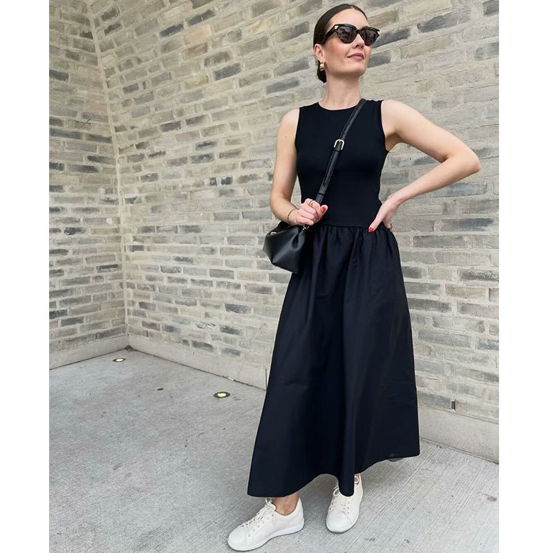 Chic Slim Fit Dress - Minimalist Street Style Elegance - HalleBeauty