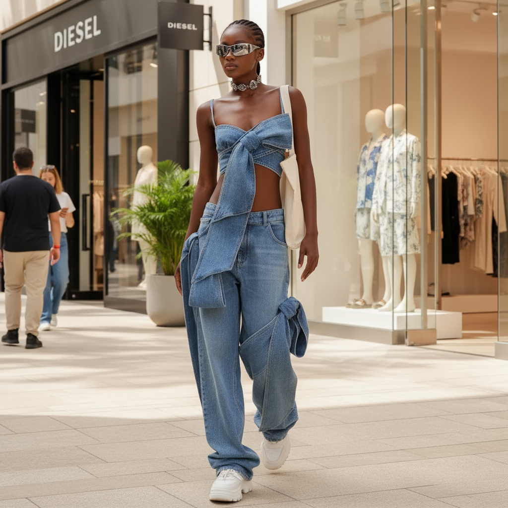 Cool casual denim set