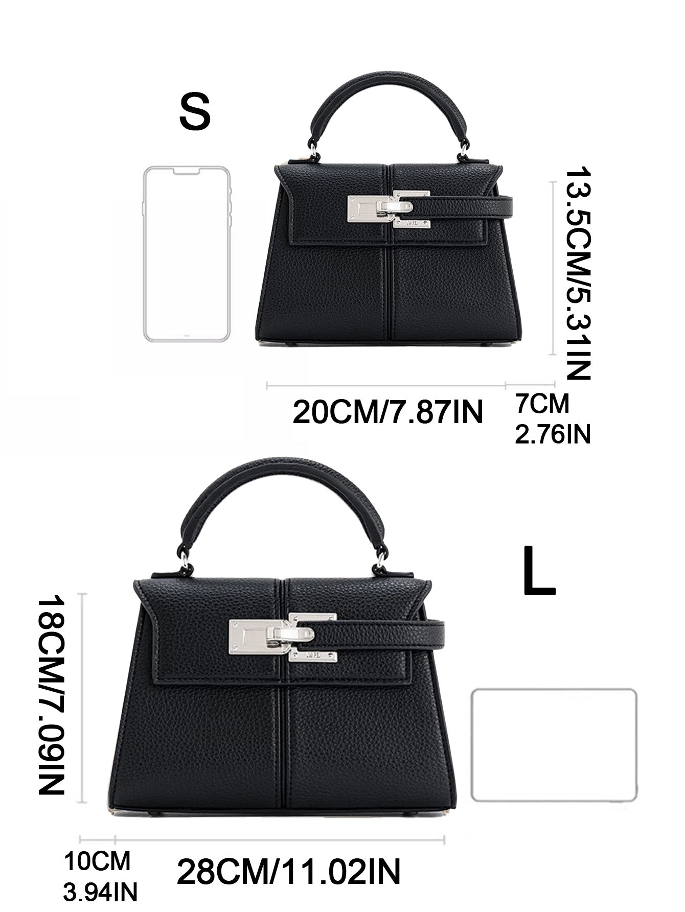 Small Leather Crossbody Bag - Women's Chic 