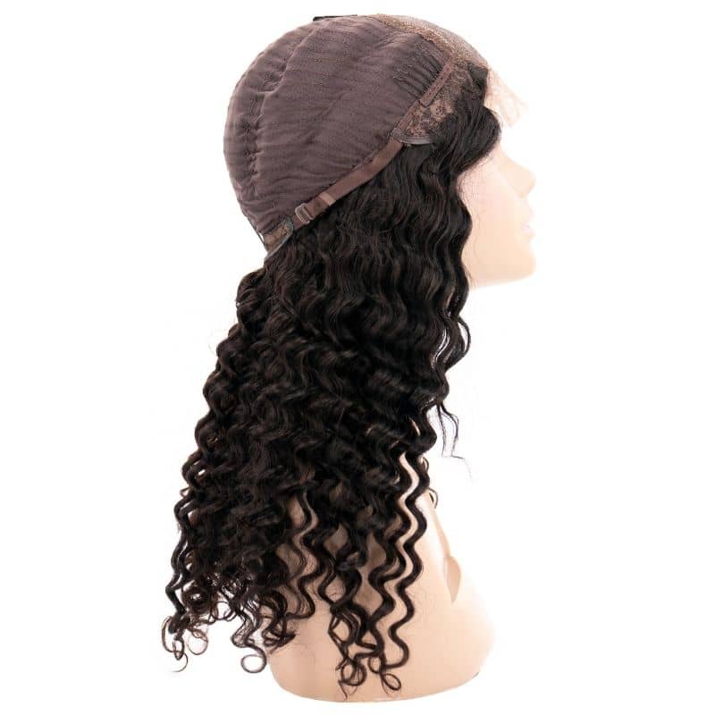 Deep Wave 4x4 Transparent Closure Wig - HalleBeauty