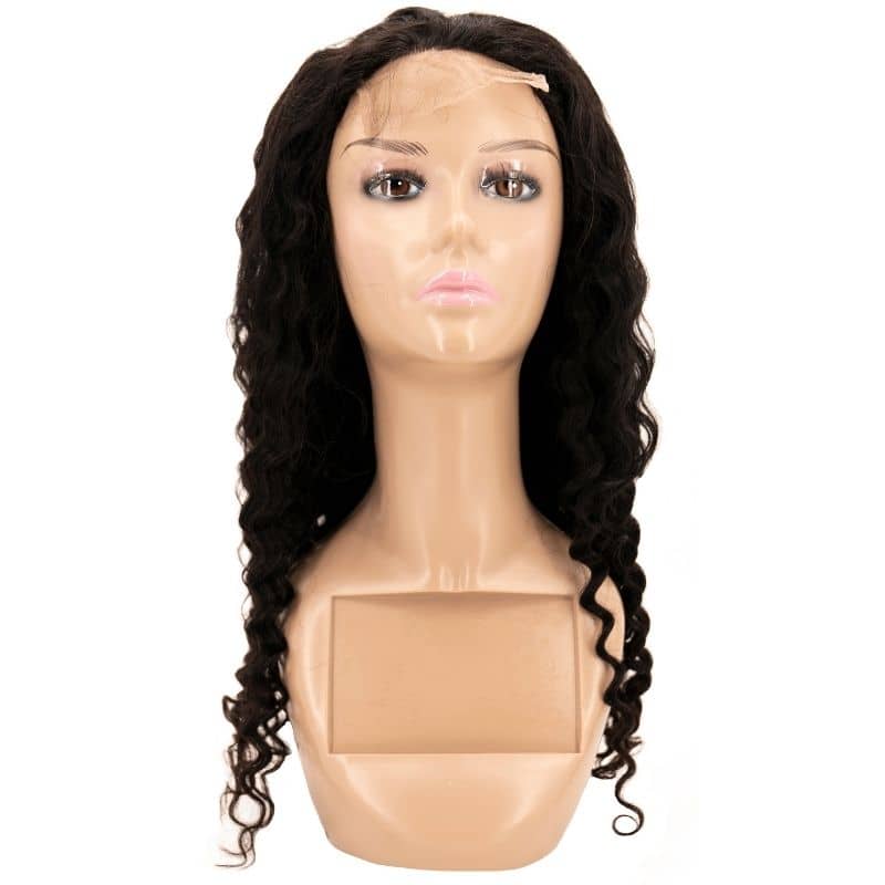 Deep Wave 4x4 Transparent Closure Wig - HalleBeauty