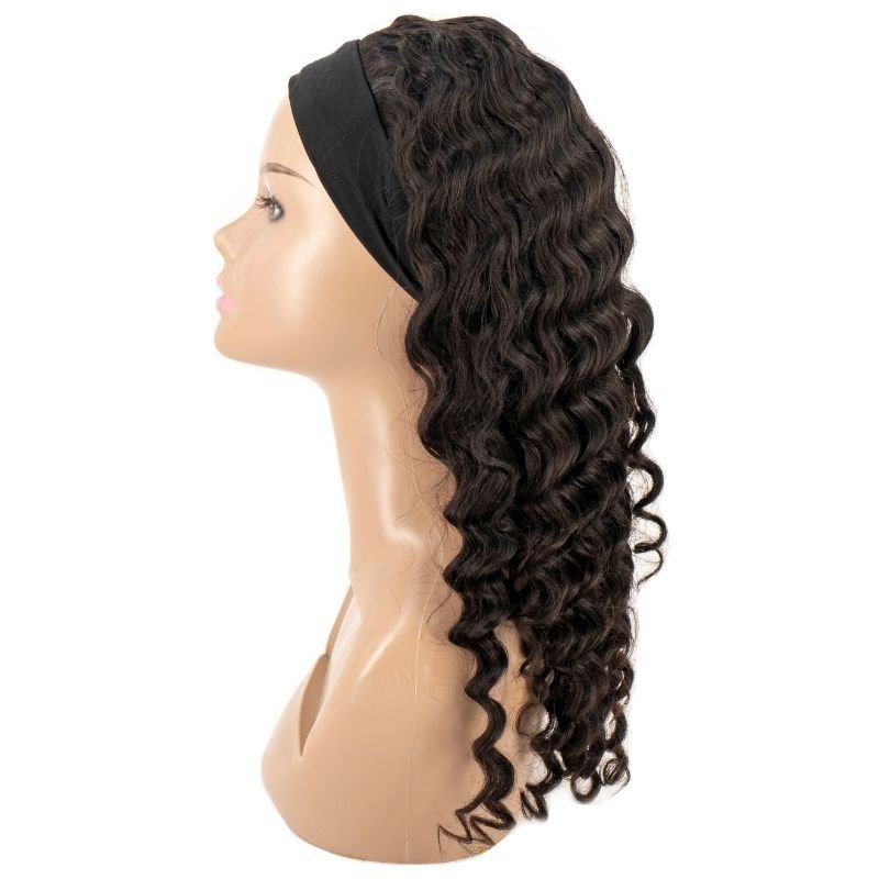 Deep Wave Headband Wig - HalleBeauty