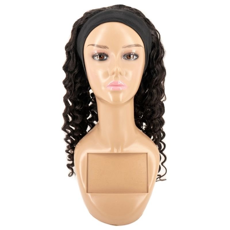 Deep Wave Headband Wig - HalleBeauty