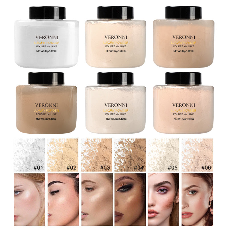 Luxury Loose Setting Powder – Translucent & Tinted