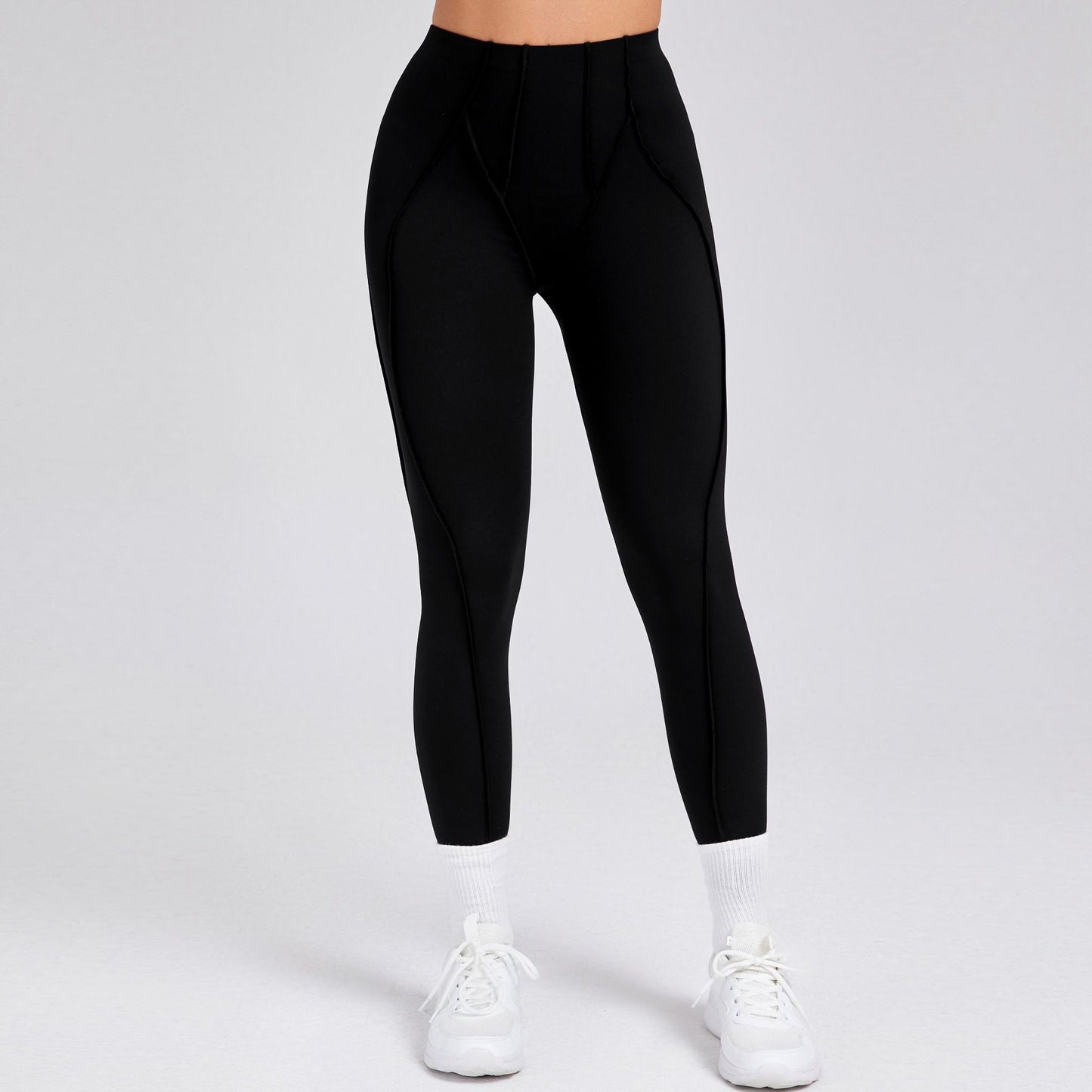 Women's Brushed Body-Hugging Yoga Set – Bra & Pants