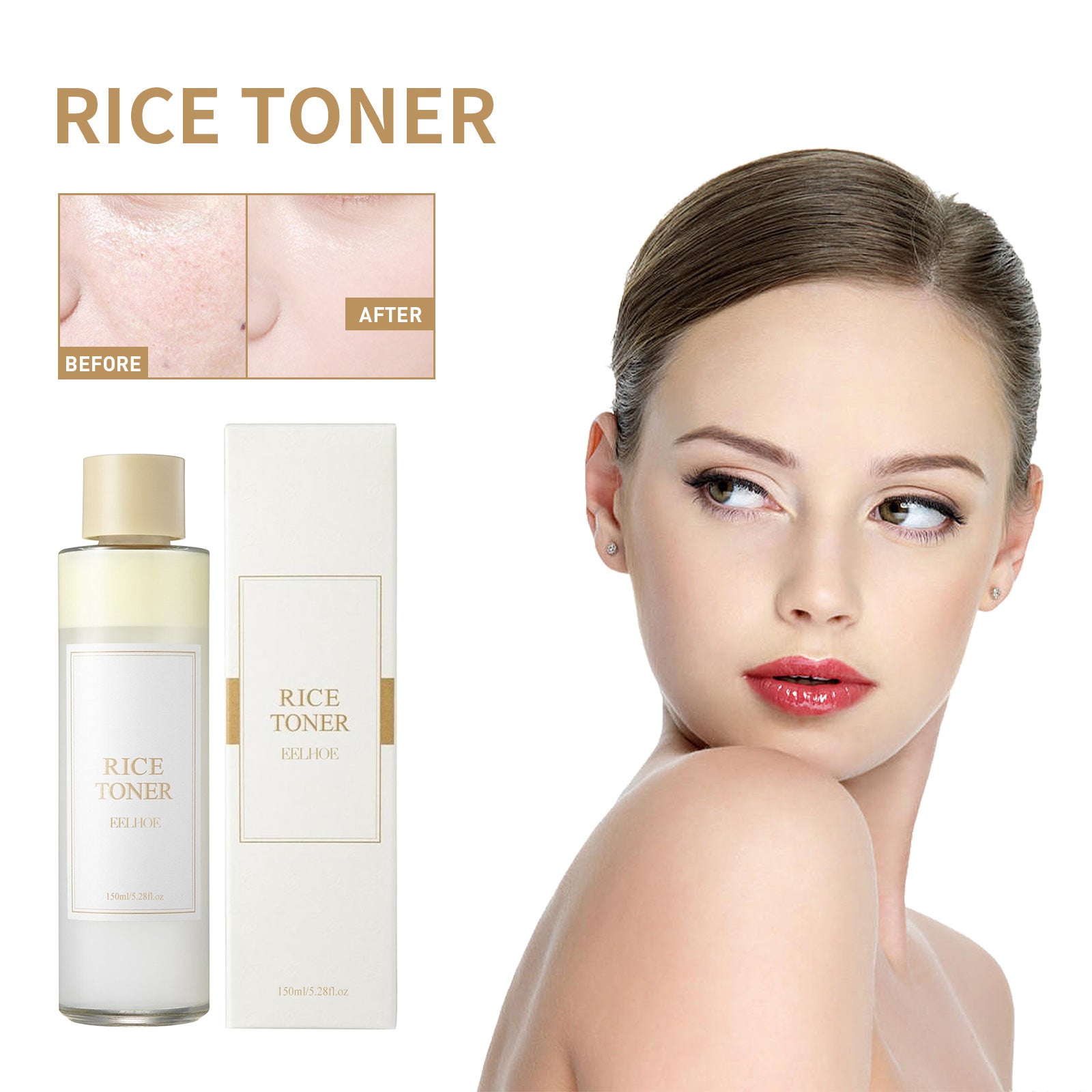 I'm From Rice Toner: Korean Rice Extract & Niacinamide for Hydrated, Glowing Skin - HalleBeauty