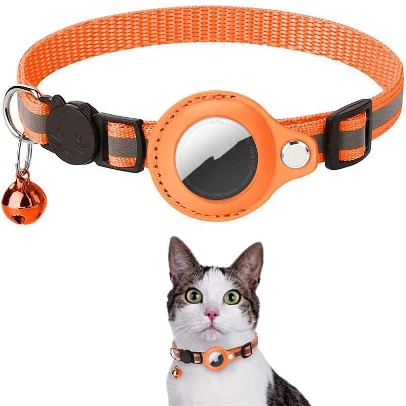 Reflective Waterproof Airtag Holder Collar | Safe for Cats & Dogs