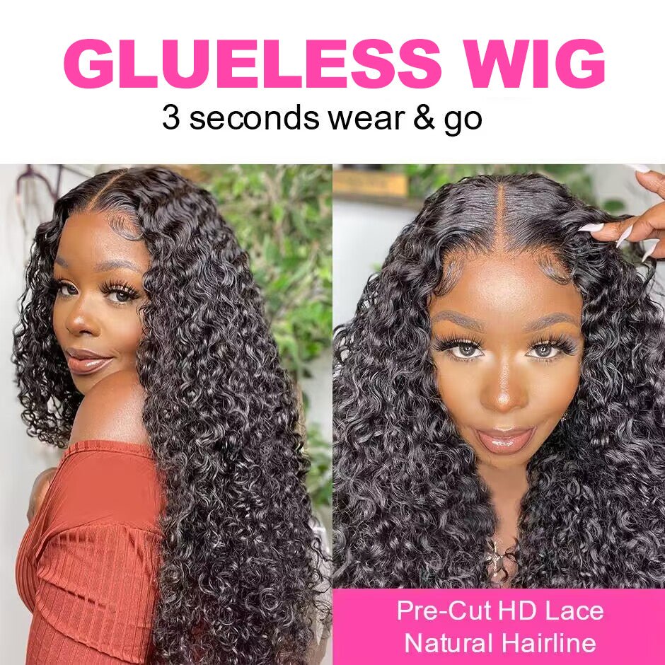 Easy Wear Glueless Water Wave Wig – Natural Look - HalleBeauty