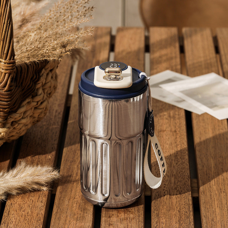 Smart Digital Thermal Bottle | 450ml Insulated Coffee Mug