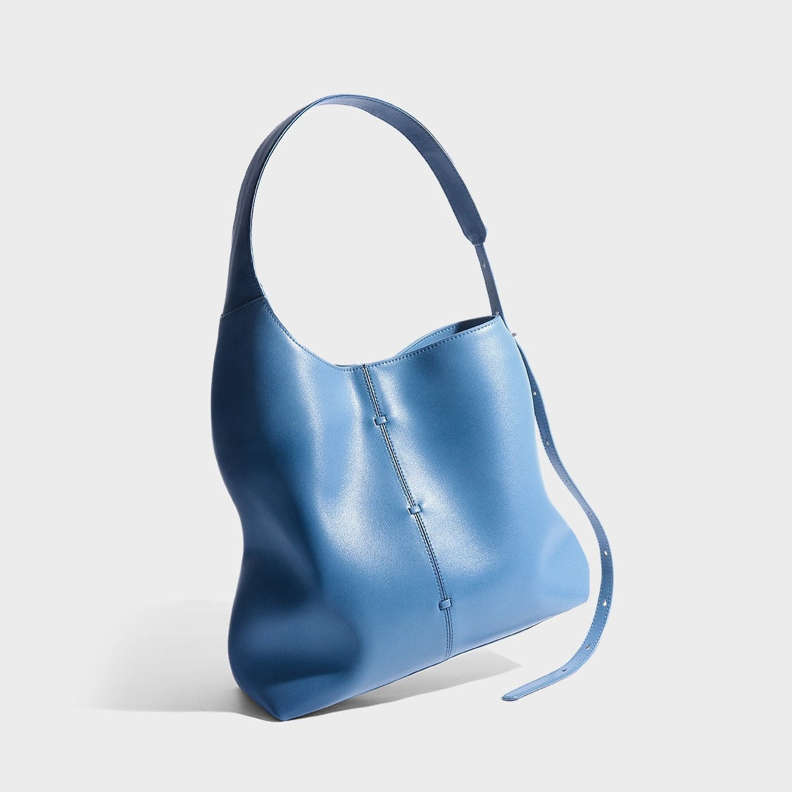 Women's Large Capacity Leather Underarm Bag | Hallebeauty