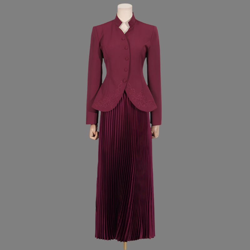 Elegant Two - Piece Skirt Set - HalleBeauty