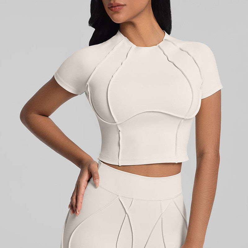 Women's Quick-Dry Yoga Suit – Fitness Top & Pants | Hallebeauty