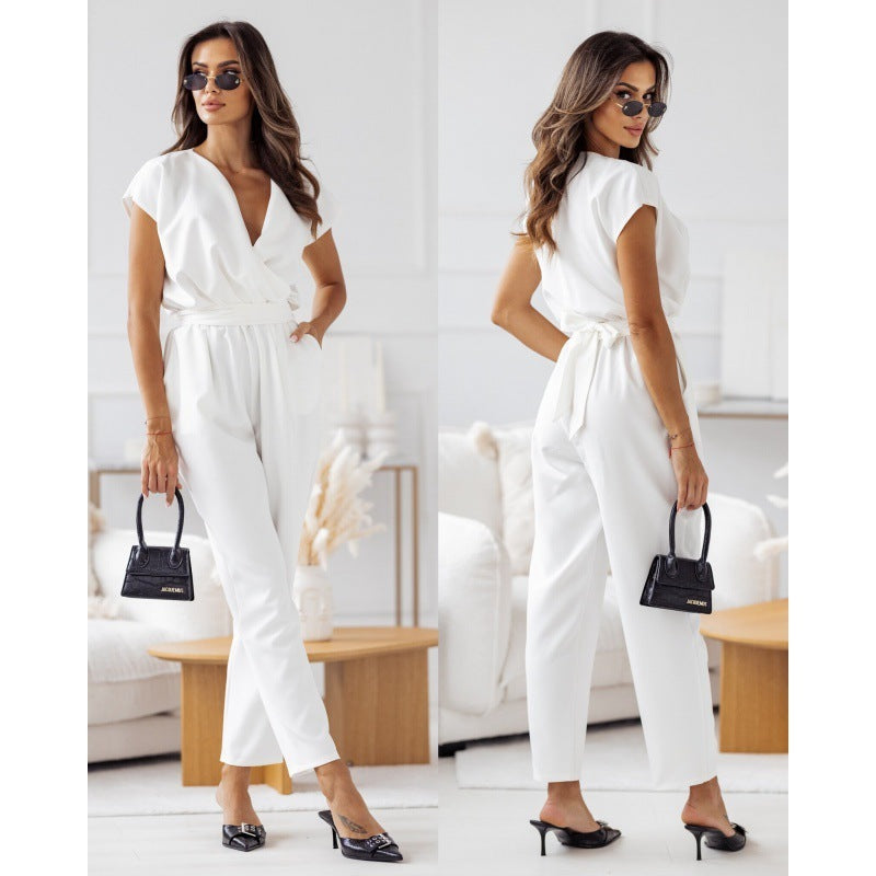 Summer Lace-Up Slimming Jumpsuit for Women