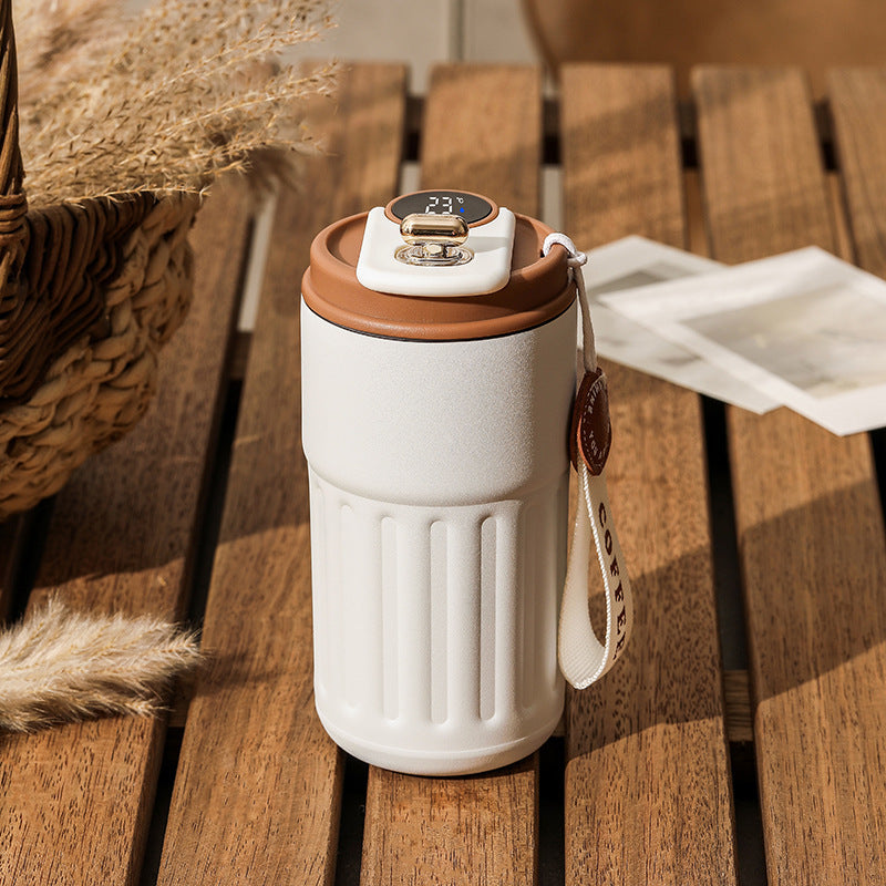 Smart Digital Thermal Bottle | 450ml Insulated Coffee Mug