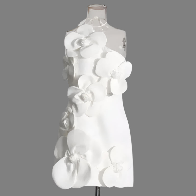 Floral Off-Shoulder Mini Dress - Feminine & Flirty Style