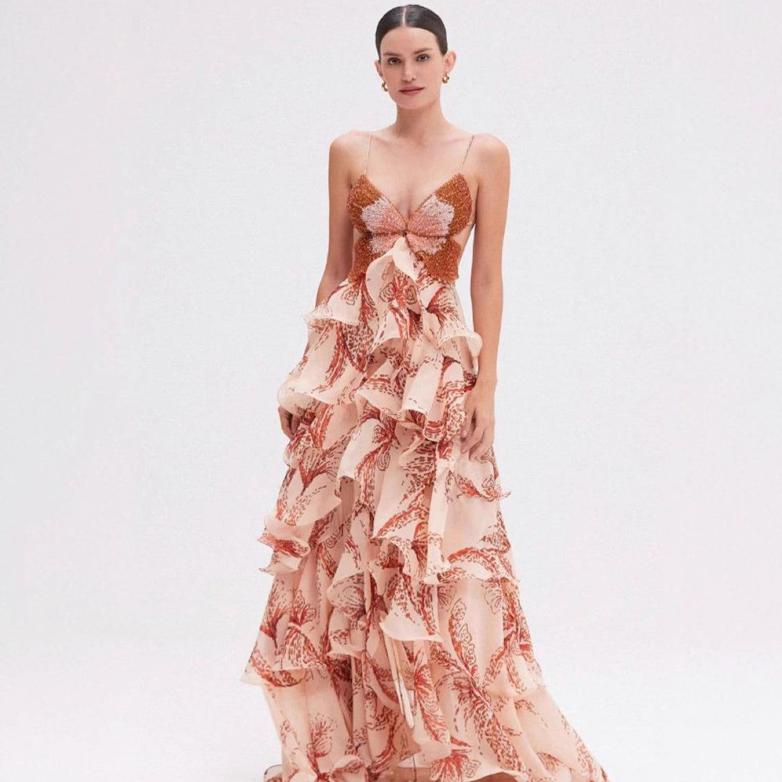 Women's Multi-Layer Ruffle Butterfly Dress | XS–XXXL