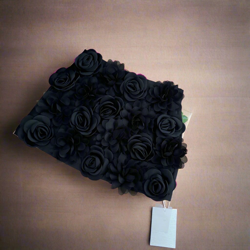 Floral A - Line Mini Skirt - HalleBeauty