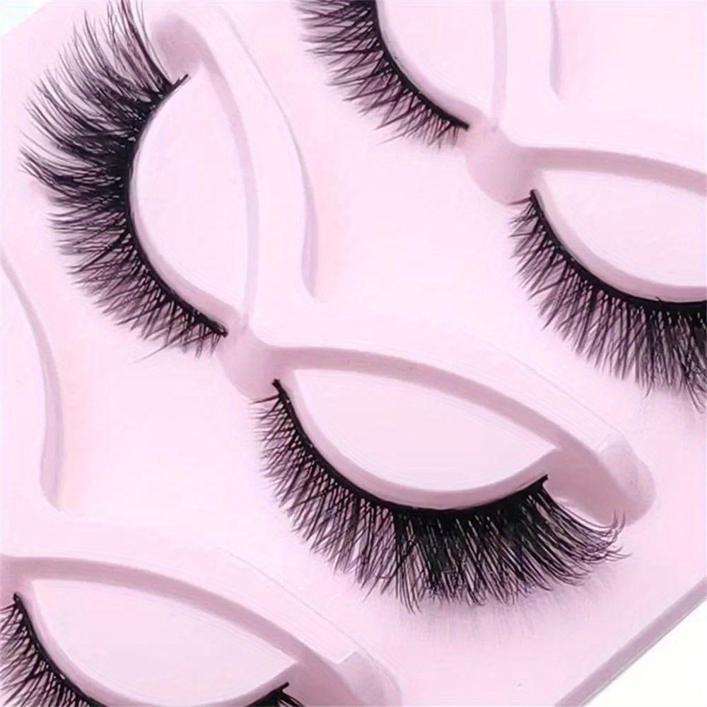 Fluffy Cat Eye Lashes – 15 Pairs Wispy & Dramatic - HalleBeauty