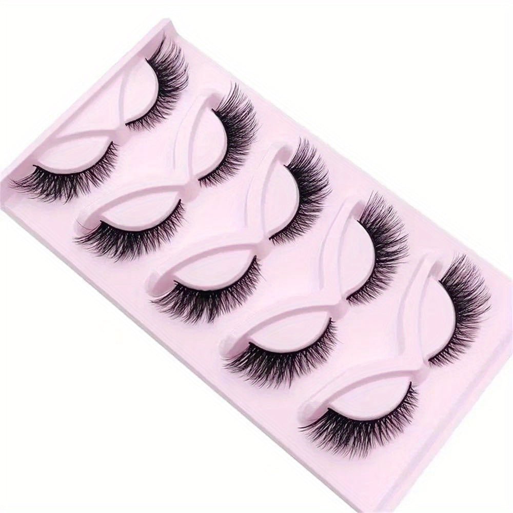 Fluffy Cat Eye Lashes – 15 Pairs Wispy & Dramatic - HalleBeauty