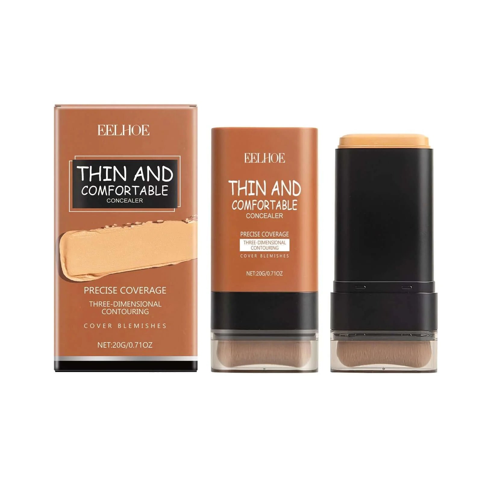 Foundation Stick with Brush - Flawless Finish - HalleBeauty
