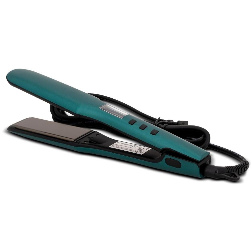 Green Titanium Flat Iron - HalleBeauty