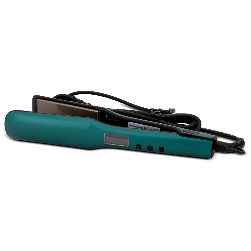 Green Titanium Flat Iron - HalleBeauty