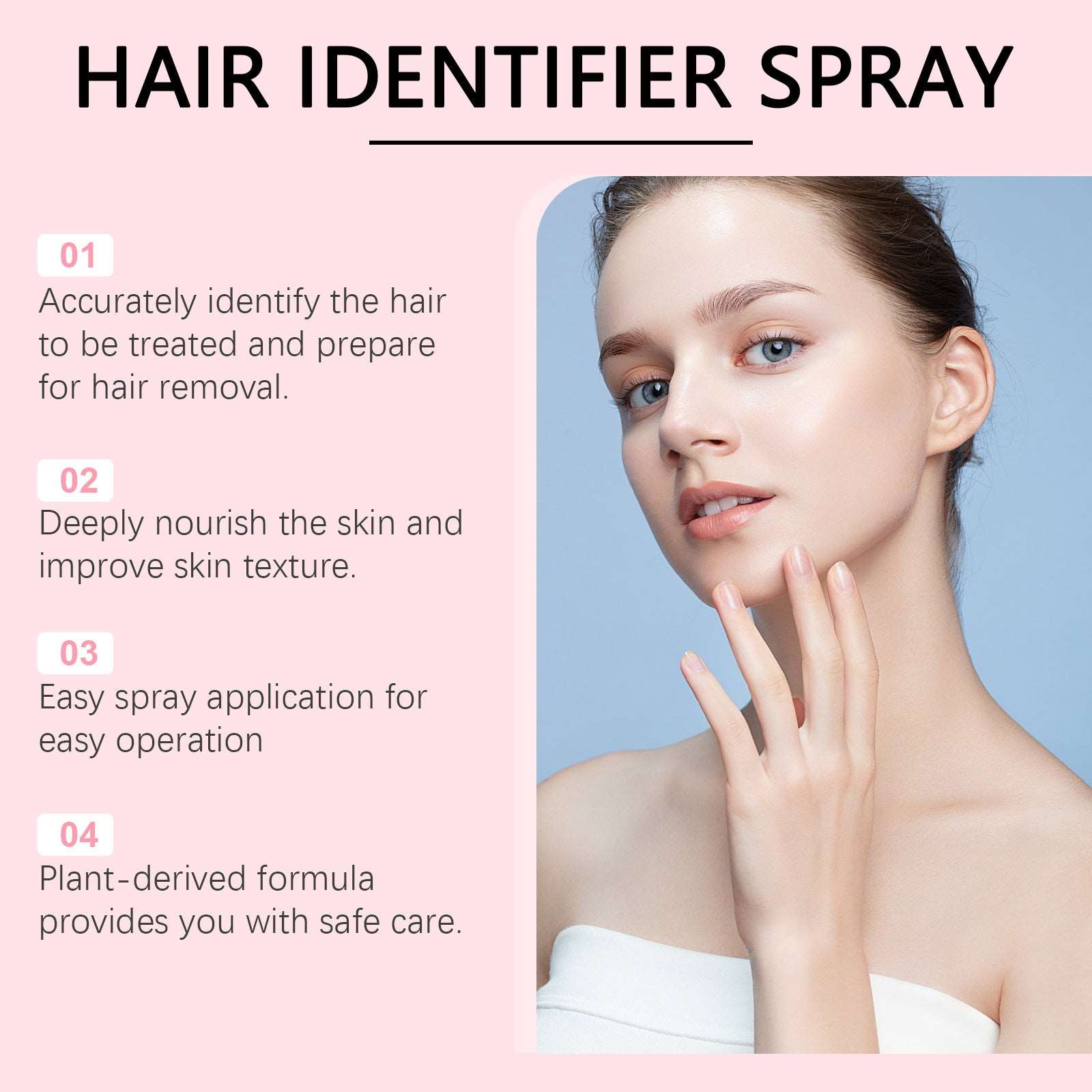 Hair Identifier & Moisturizing Dermaplaner Spray | Skin Care Set - HalleBeauty