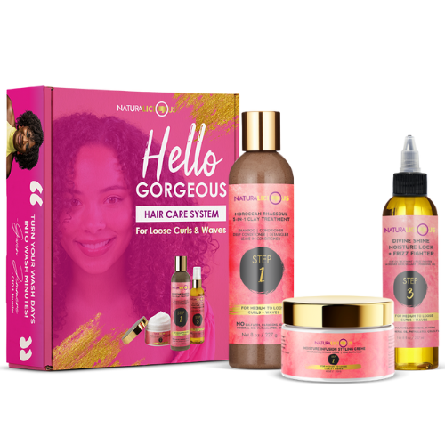 Hello Gorgeous Hair Care System for Loose Curls | Hallebeauty