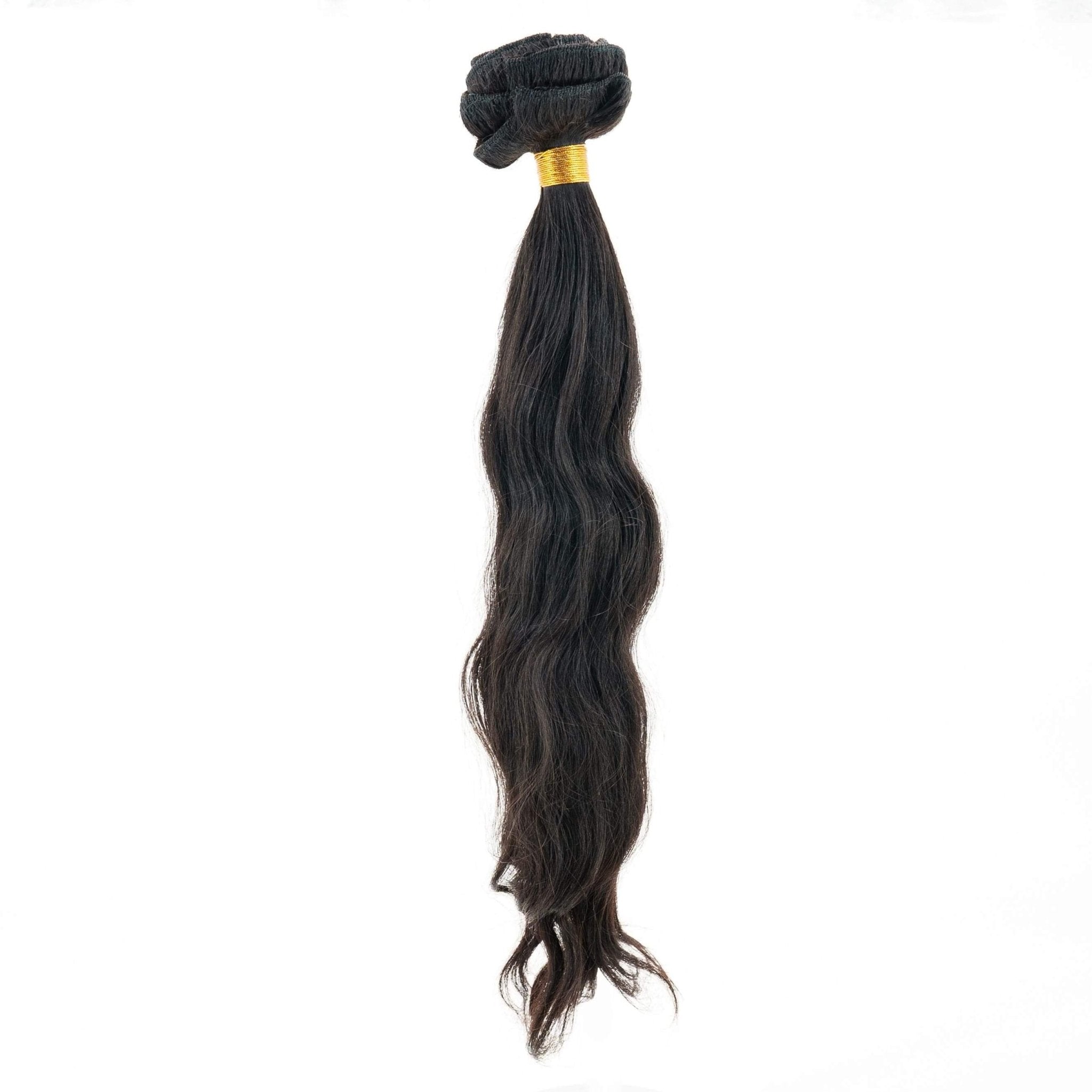 Indian Curly Natural Black Clip - In Extensions - HalleBeauty