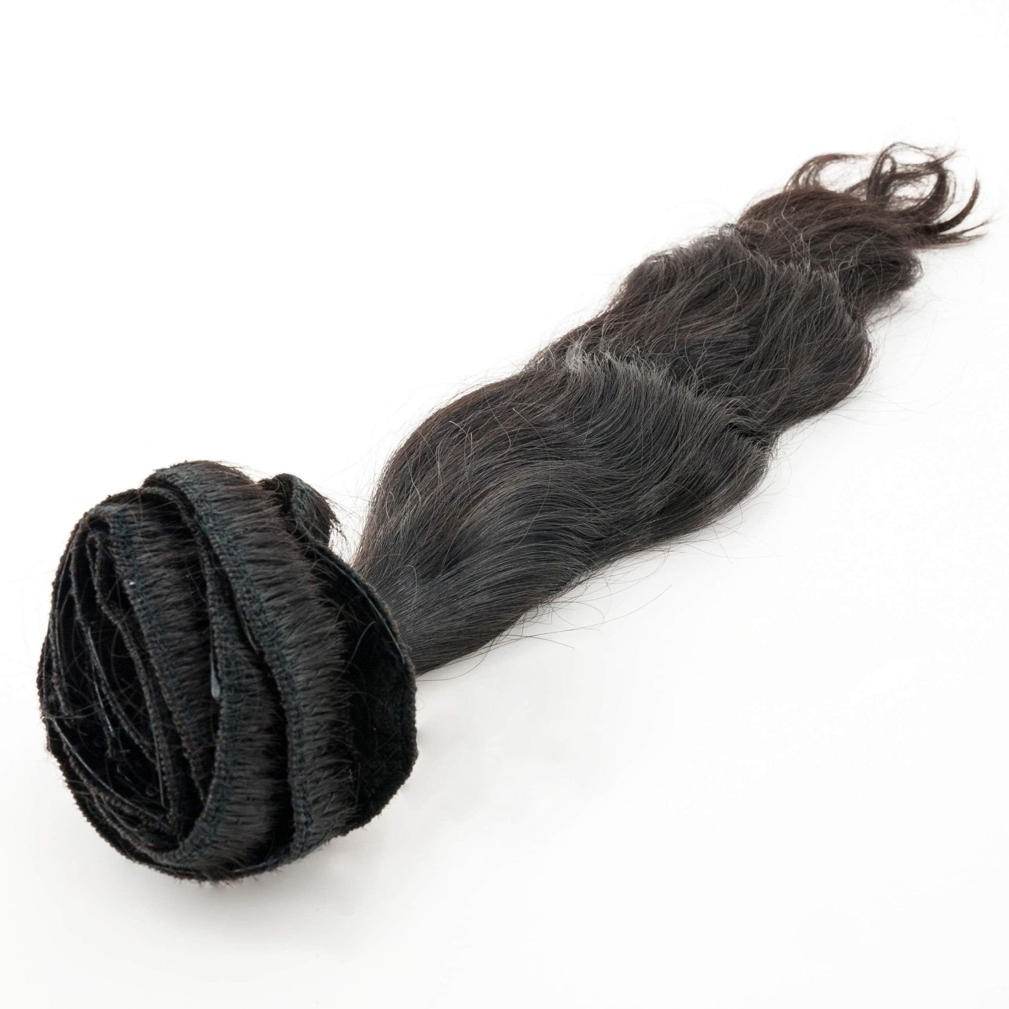 Indian Wavy Natural Black Clip - In Extensions - HalleBeauty