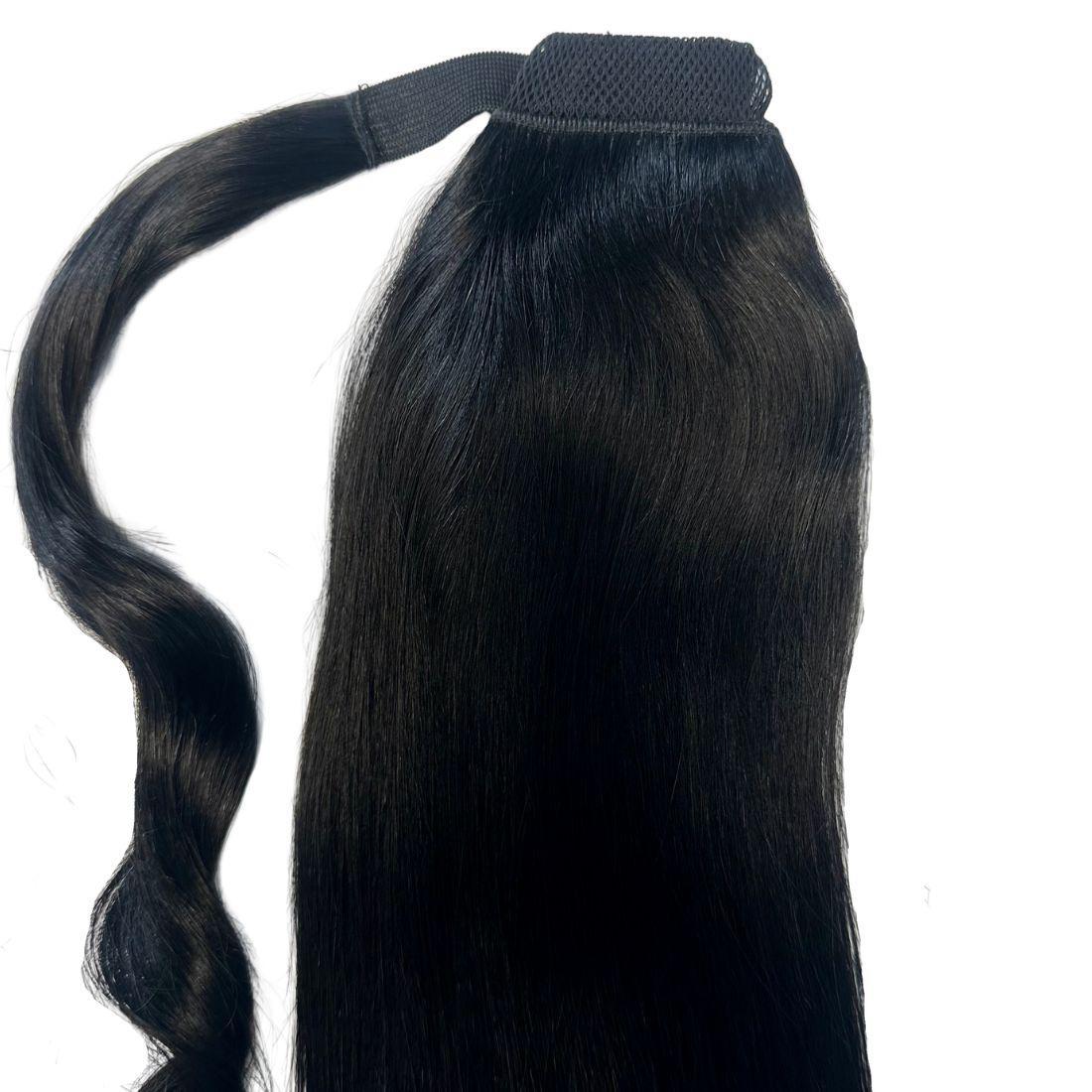 Jet Black Ponytail - HalleBeauty