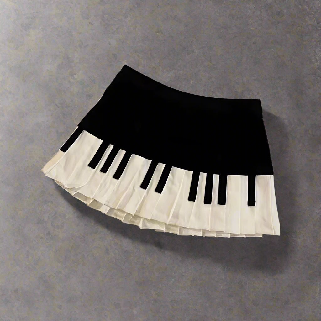 Kawaii Harajuku Mini Skirt - Vintage Lace Punk Style - HalleBeauty