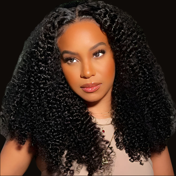 Tight Curl 4x4 Transparent Lace Wig