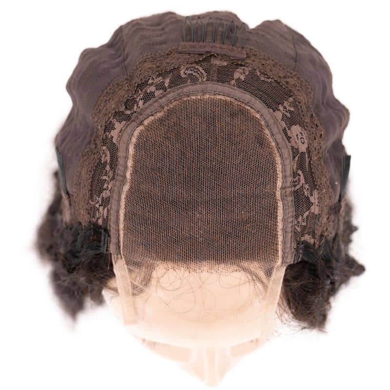 Kinky Curly 4x4 Transparent Closure Wig - HalleBeauty